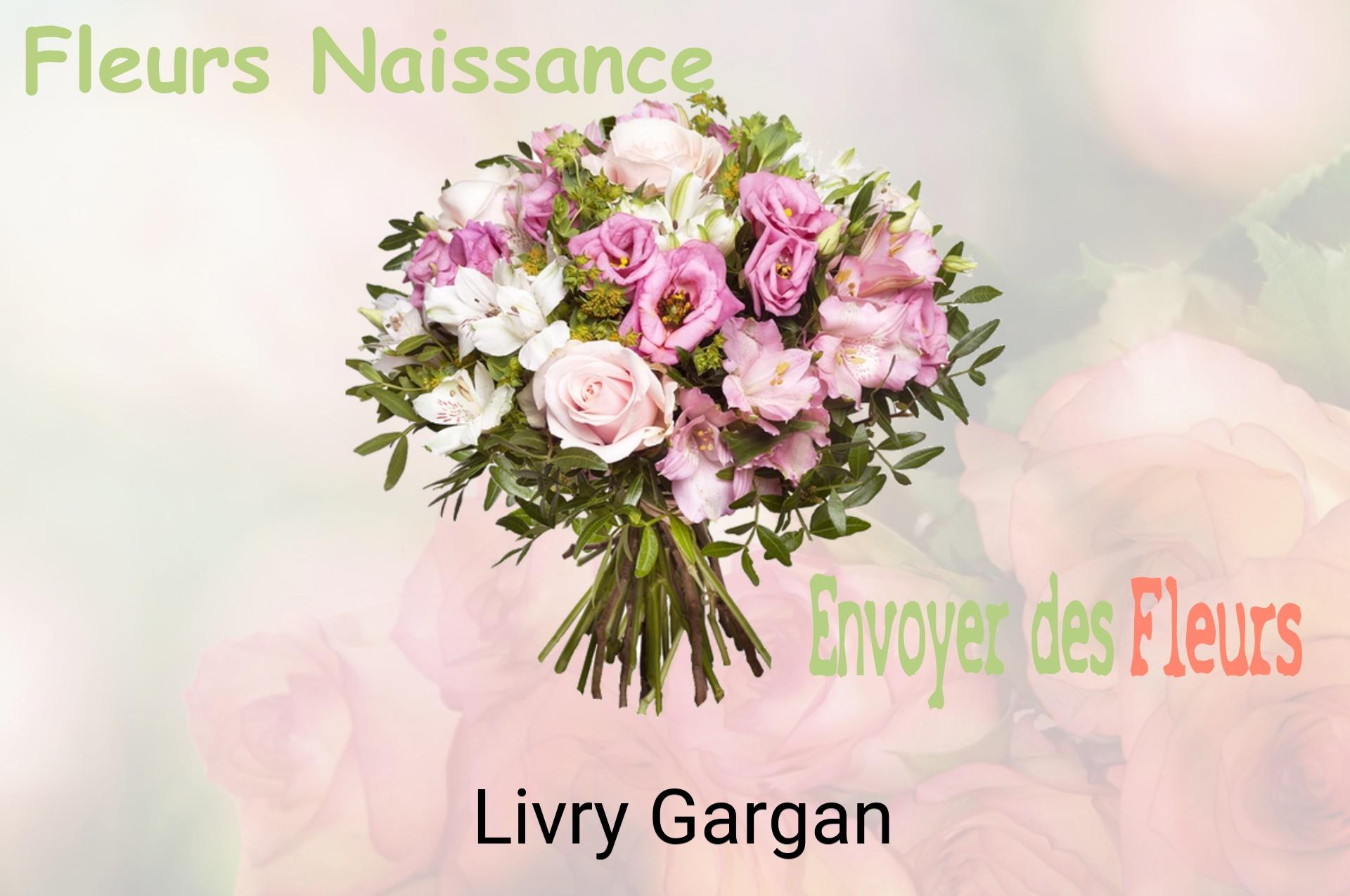 Bouquet de fleurs de naissance livré à Livry-Gargan